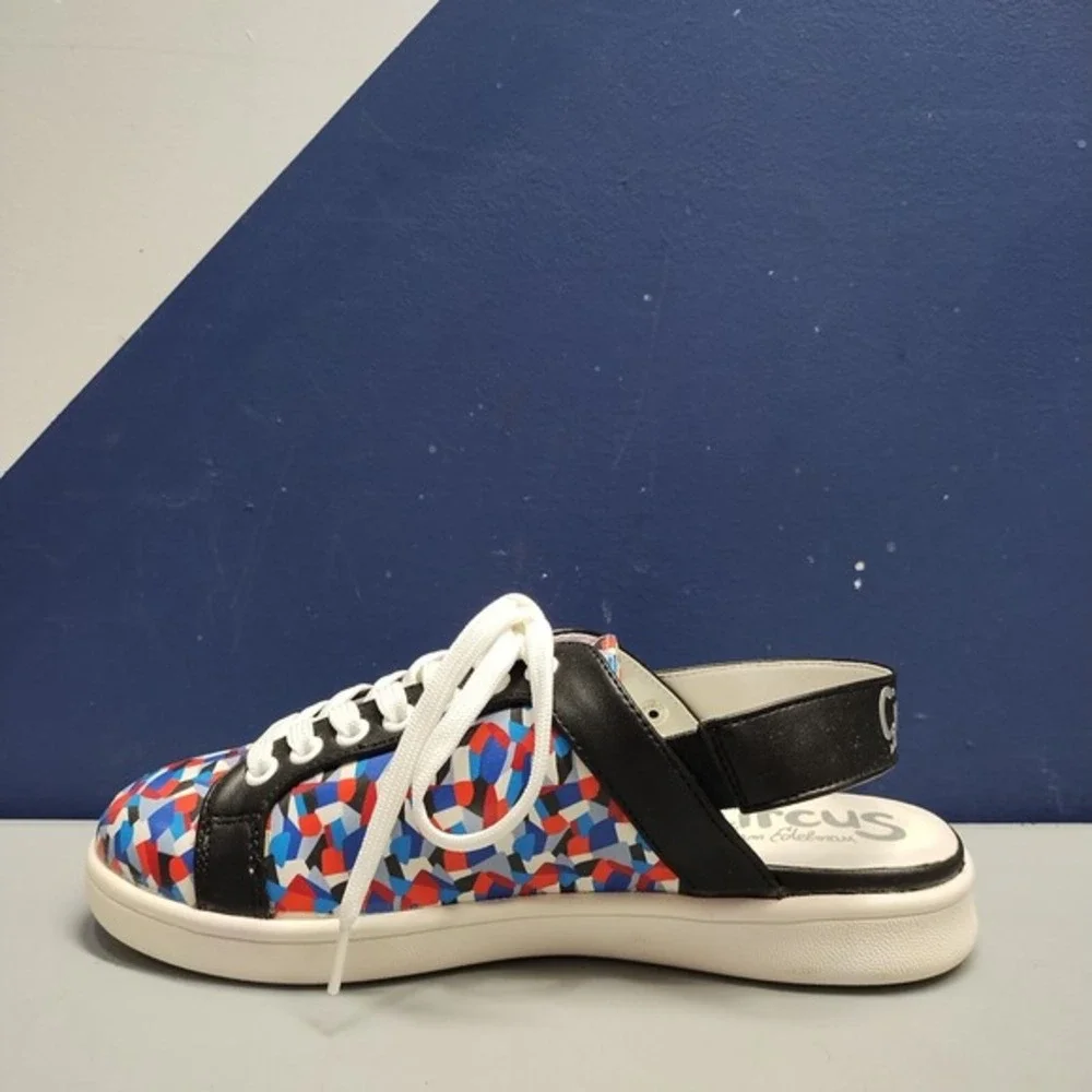 Circus By Sam Edelman Murray Shoes Womens US 7.5M Multi Playful Prints Lace Up‎